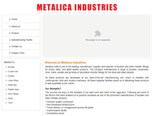 Tablet Screenshot of metalicaindia.com